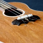 Ukulele Closeup of Bridge | Dale Wallace Guitars